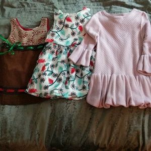 3 Winter/Fall 3t dresses